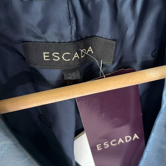 Gorgeous NWT Escada Napa leather jacket Small - Picture 4 of 8